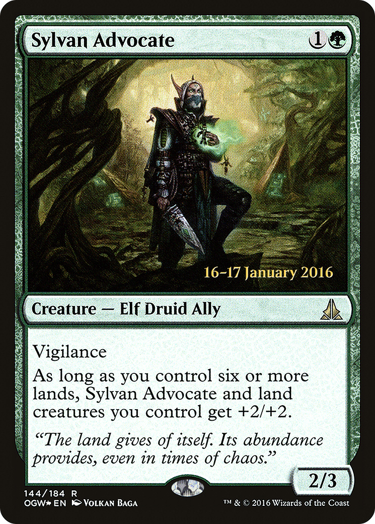 Sylvan Advocate (144) (Prerelease) - Foil