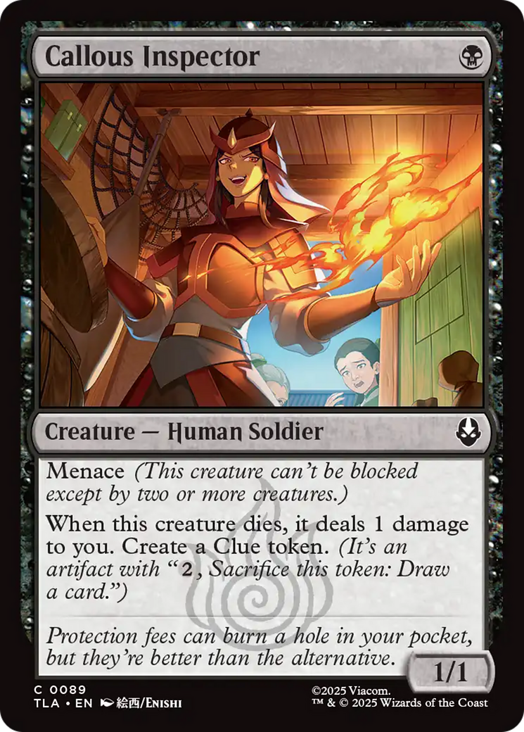 Callous Inspector - Foil tla