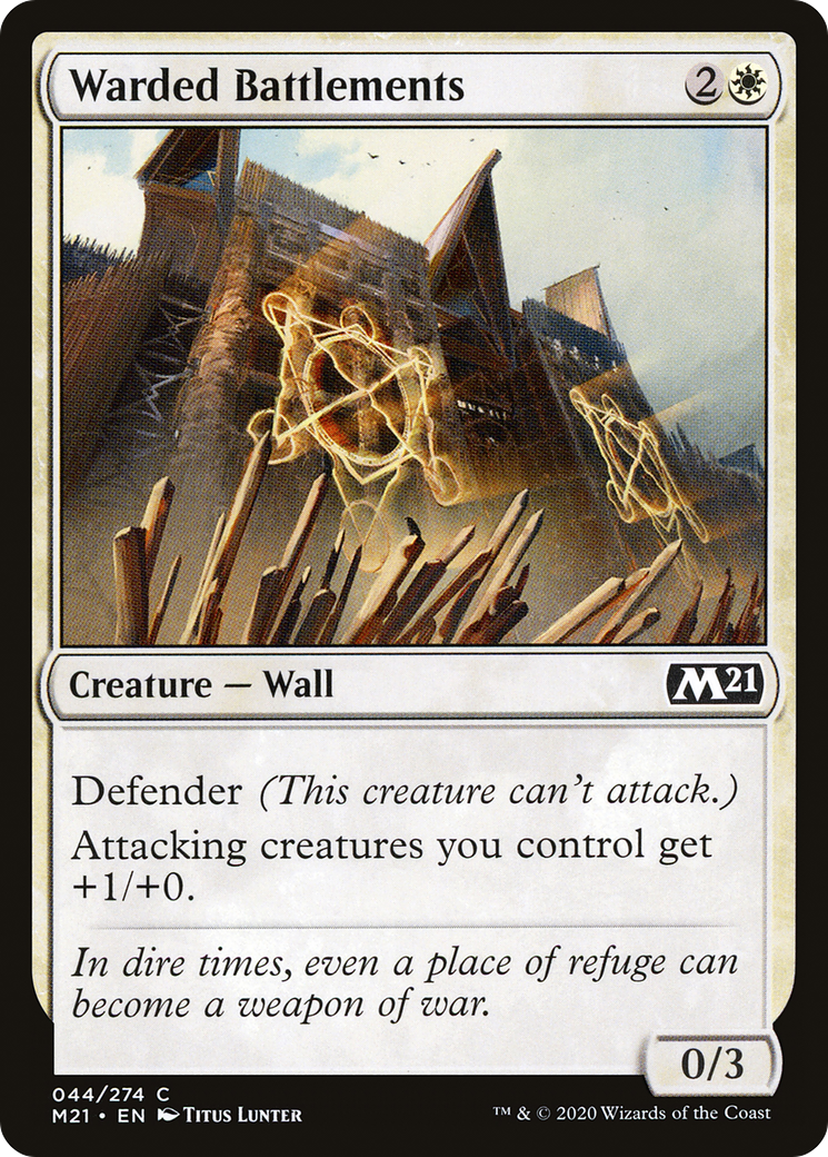 Warded Battlements - Foil