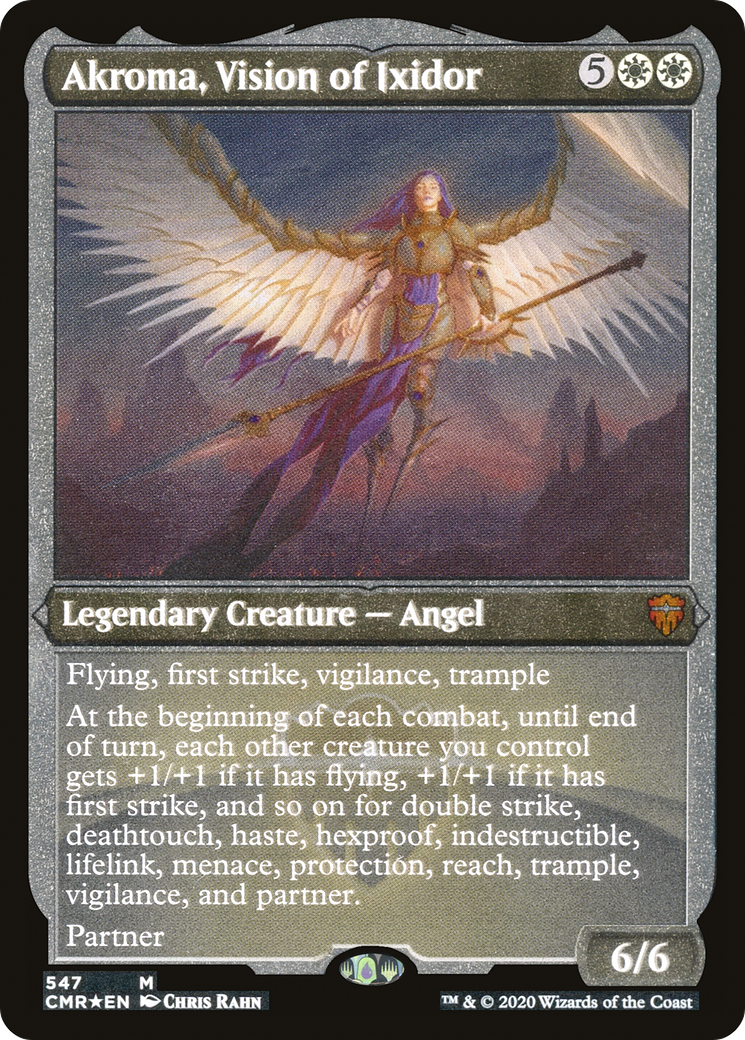 Akroma, Vision of Ixidor - Foil Etched