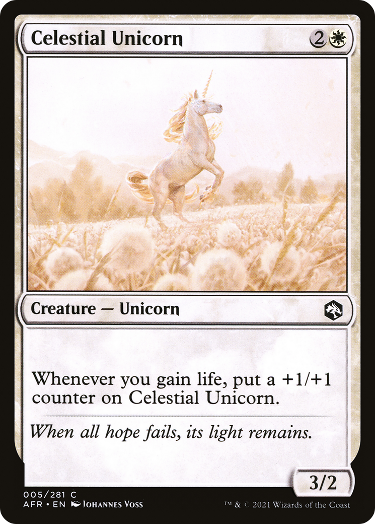 Celestial Unicorn - Foil