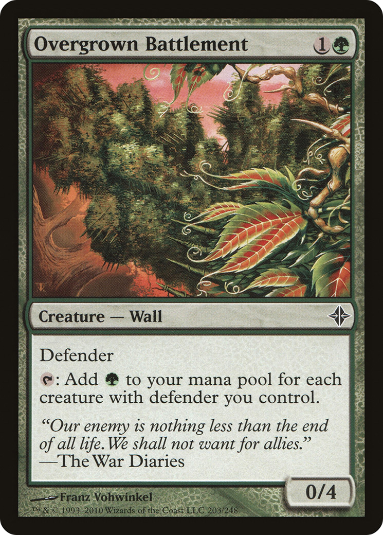 Overgrown Battlement - Foil
