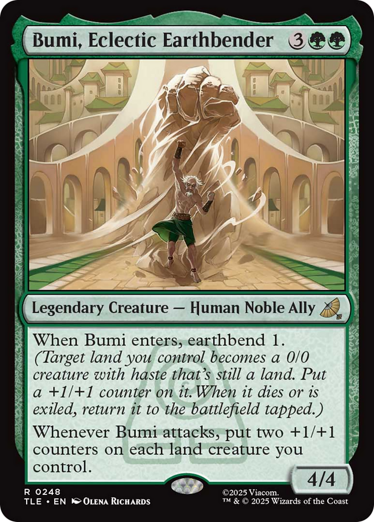 Bumi, Eclectic Earthbender tle