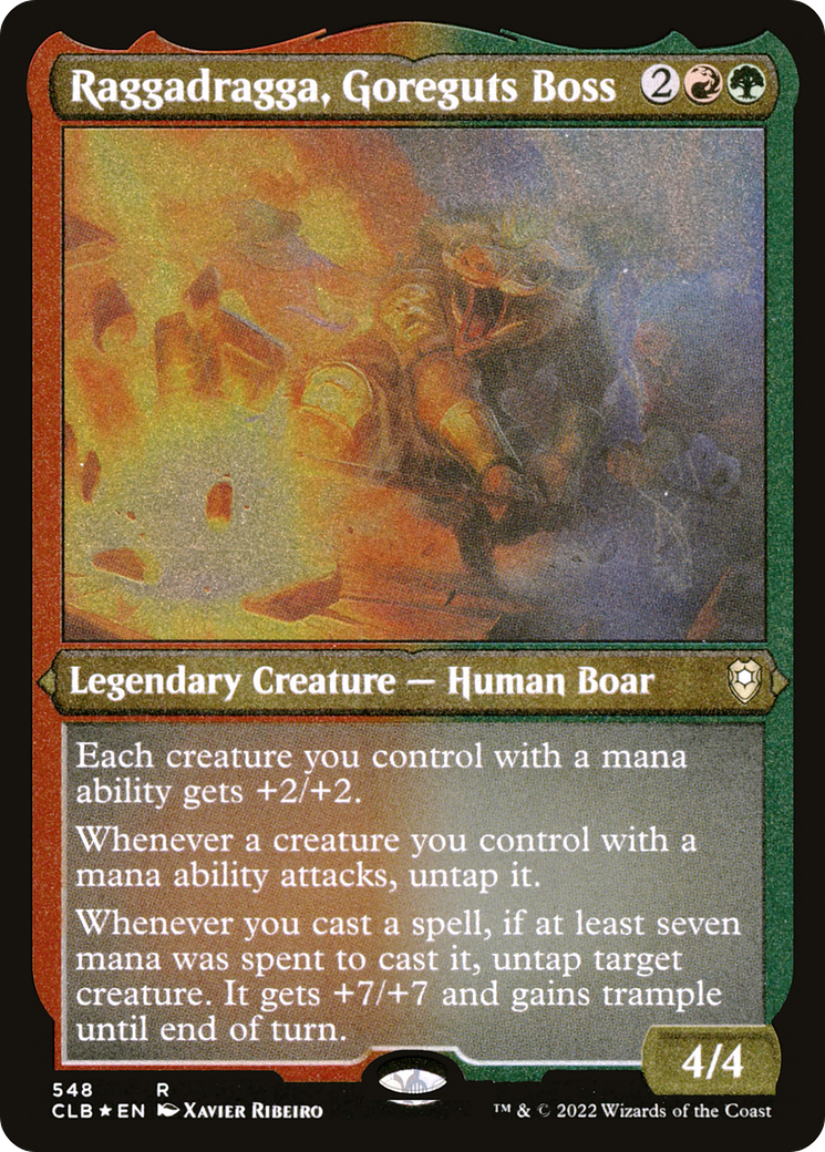 Raggadragga, Goreguts Boss - Foil Etched