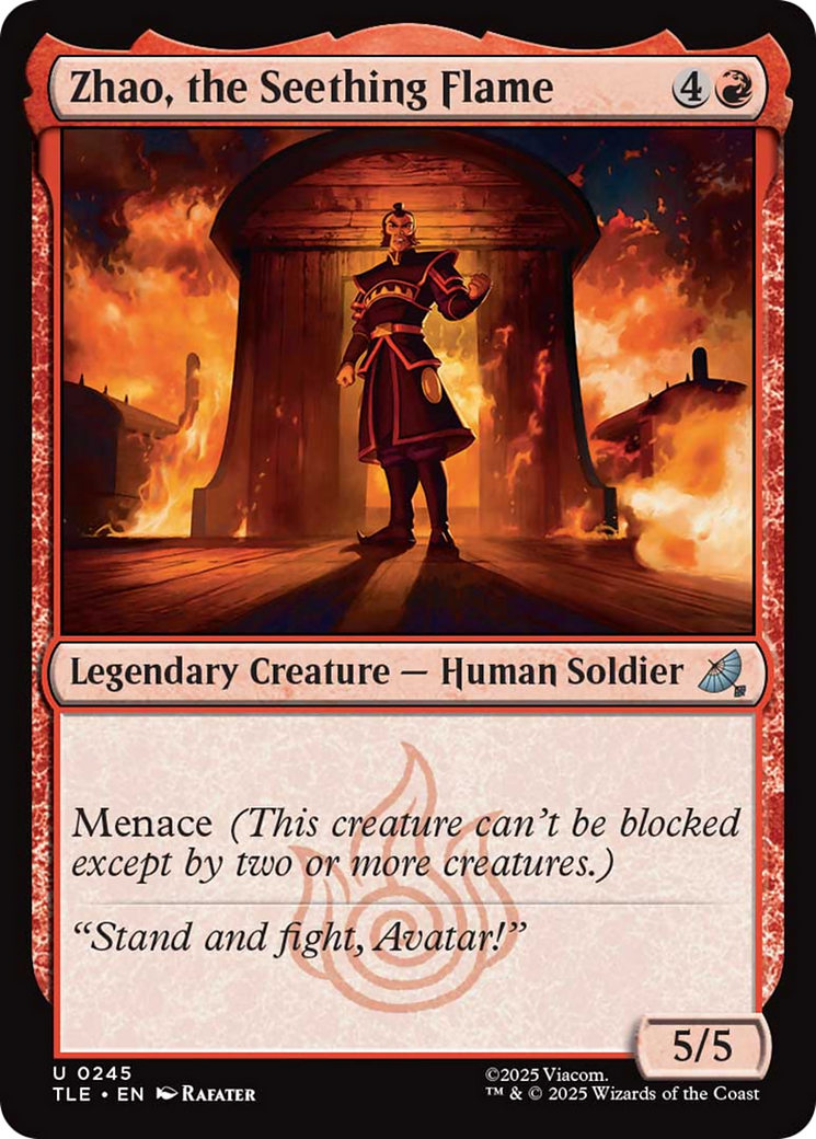 Zhao, the Seething Flame (0245) - Foil tle