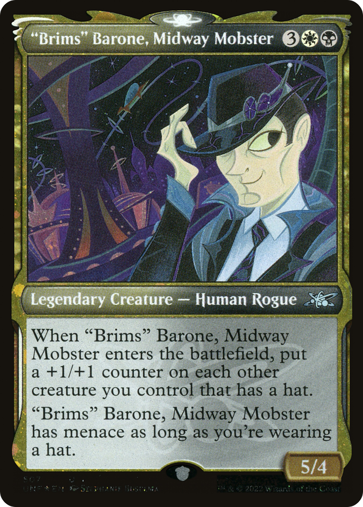 "Brims" Barone, Midway Mobster (507) (Showcase) - Galaxy Foil