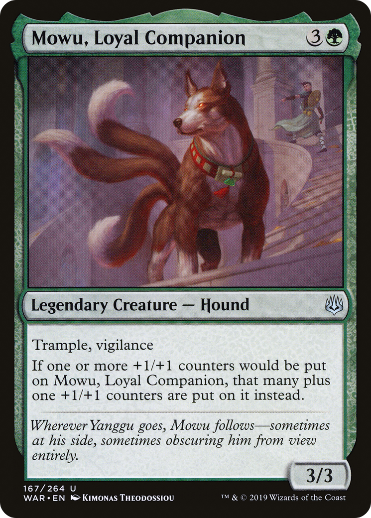 Mowu, Loyal Companion - Foil