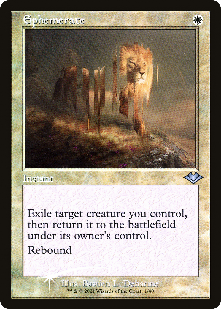 Ephemerate (001) (Retro Frame) - Foil