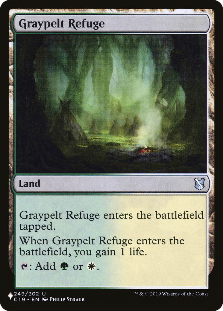 Graypelt Refuge (C19-0249) (PLST)