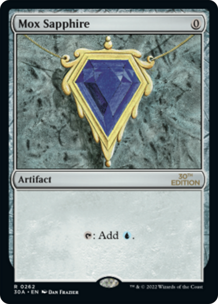 Mox Sapphire (Modern Frame)