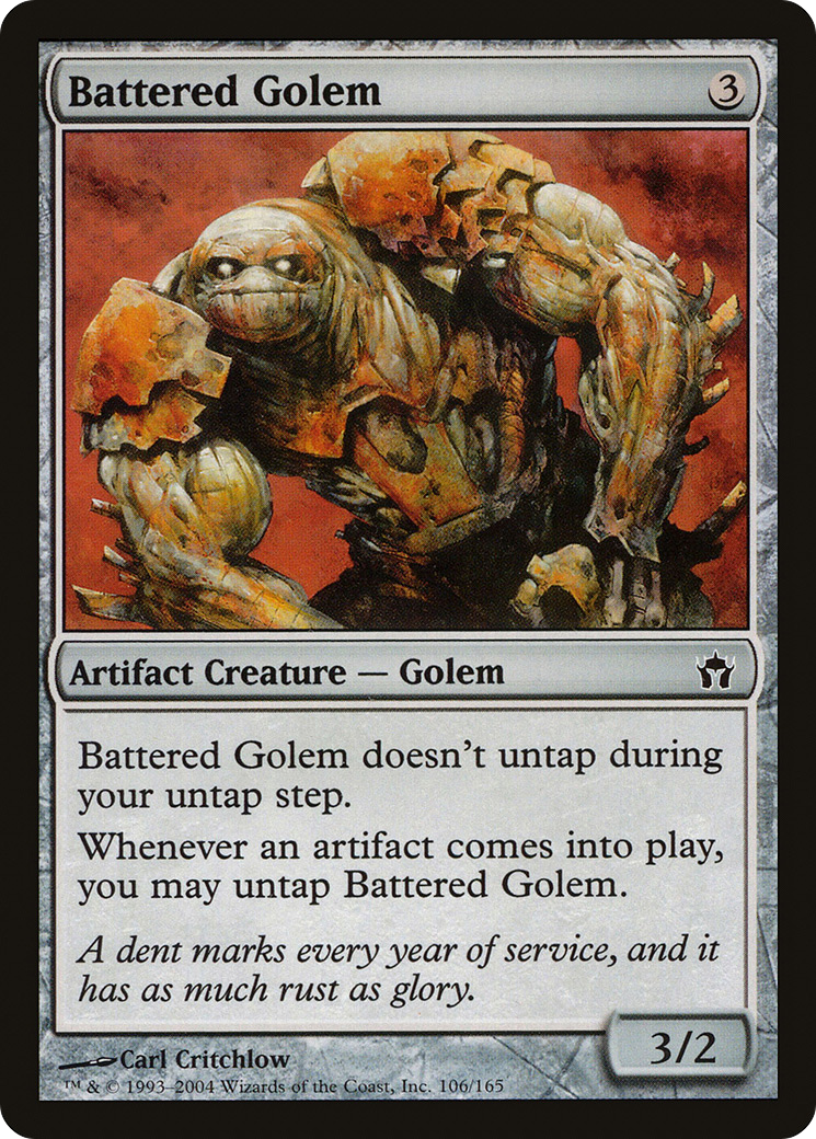 Battered Golem - Foil