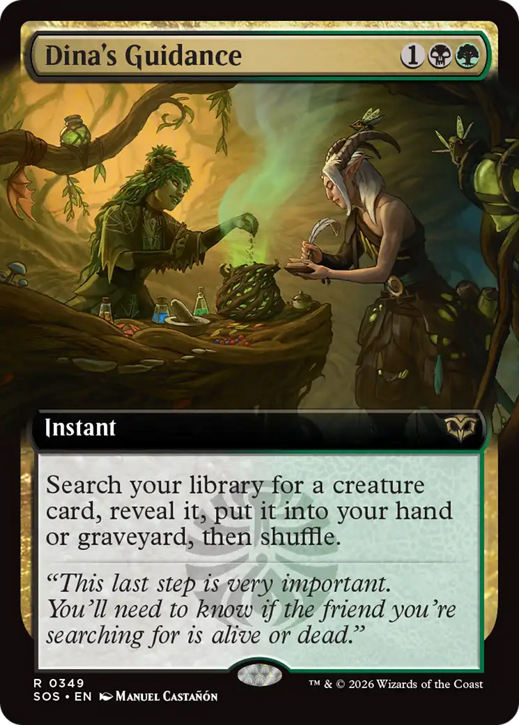 Dina's Guidance (0349) (Extended Art) (SOS)