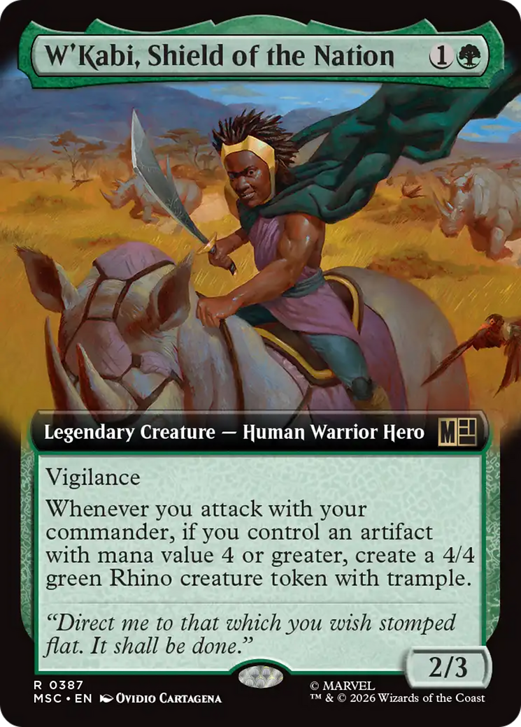 W'Kabi, Shield of the Nation (0387) (Extended Art) (MSC)
