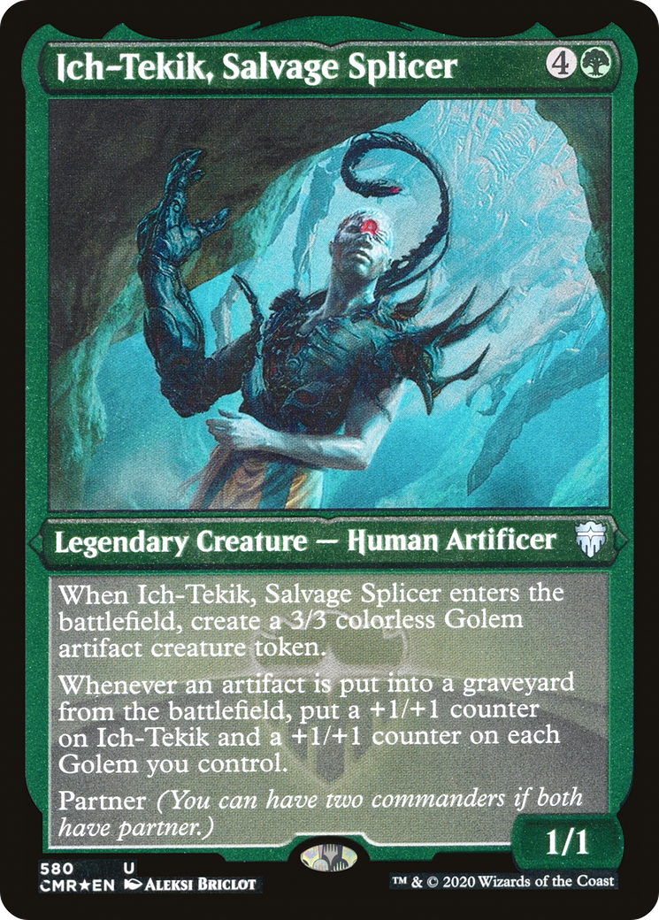 Ich-Tekik, Salvage Splicer - Foil Etched