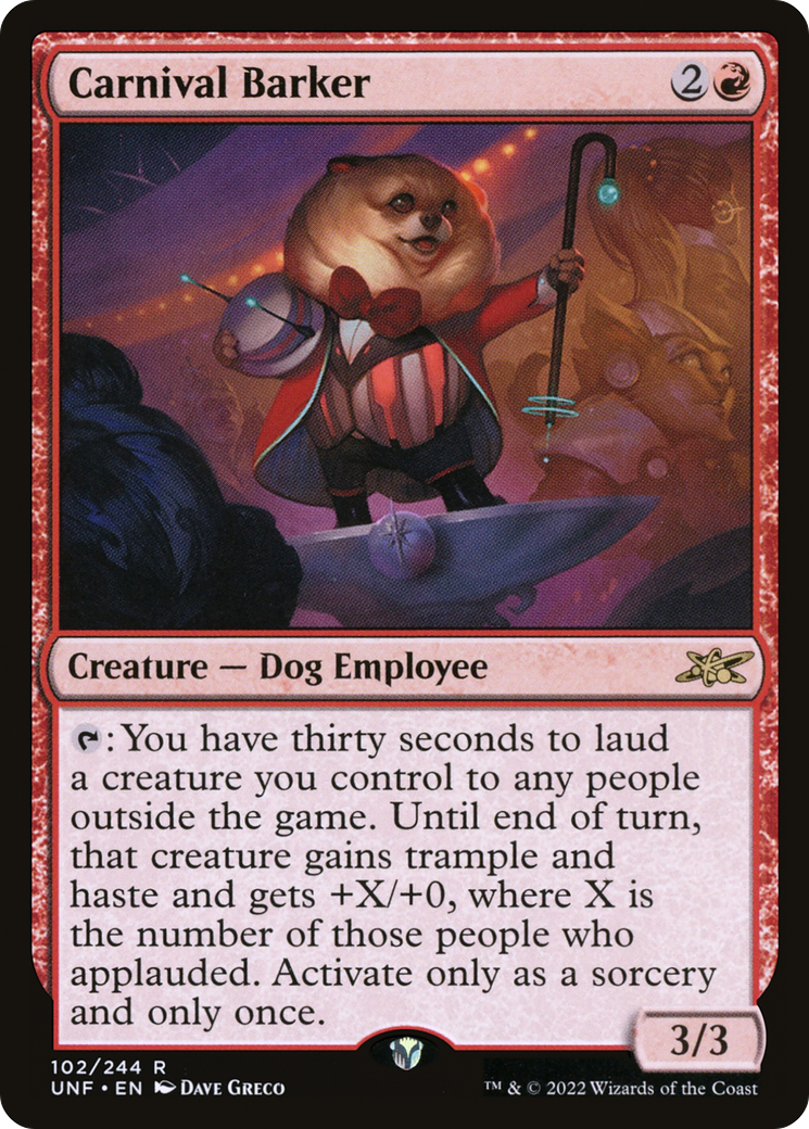Carnival Barker - Foil