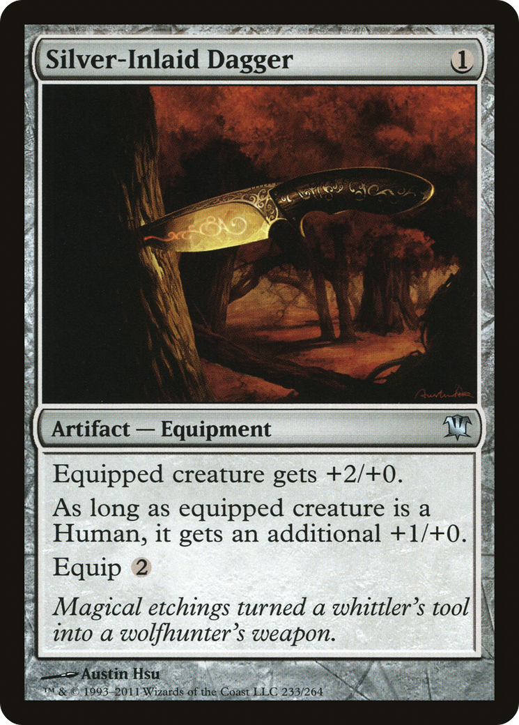 Silver-Inlaid Dagger - Foil