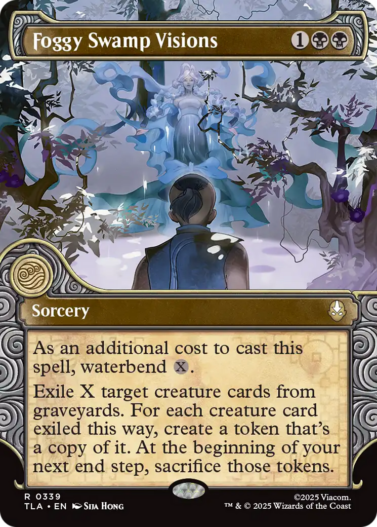 Foggy Swamp Visions (0339) (Elemental Frame) - Foil tla
