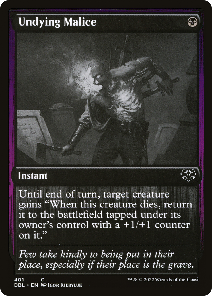 Undying Malice - Foil
