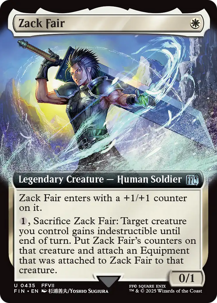 Zack Fair (0435) (Extended Art) - Foil