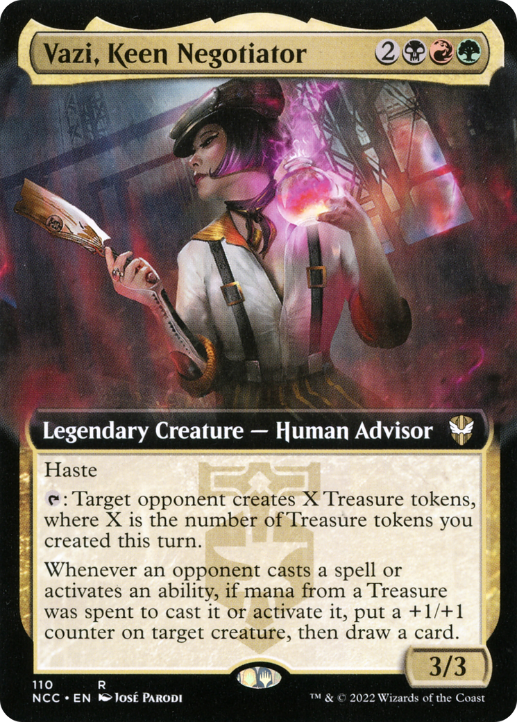 Vazi, Keen Negotiator (110) (Extended Art)