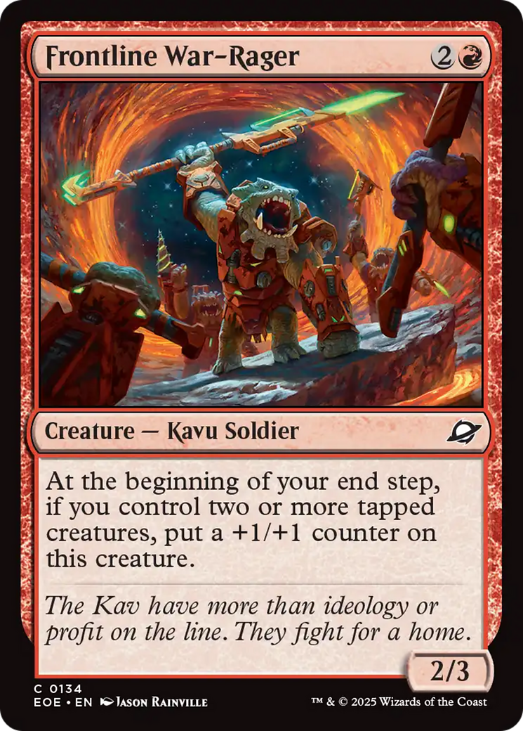 Frontline War-Rager - Foil