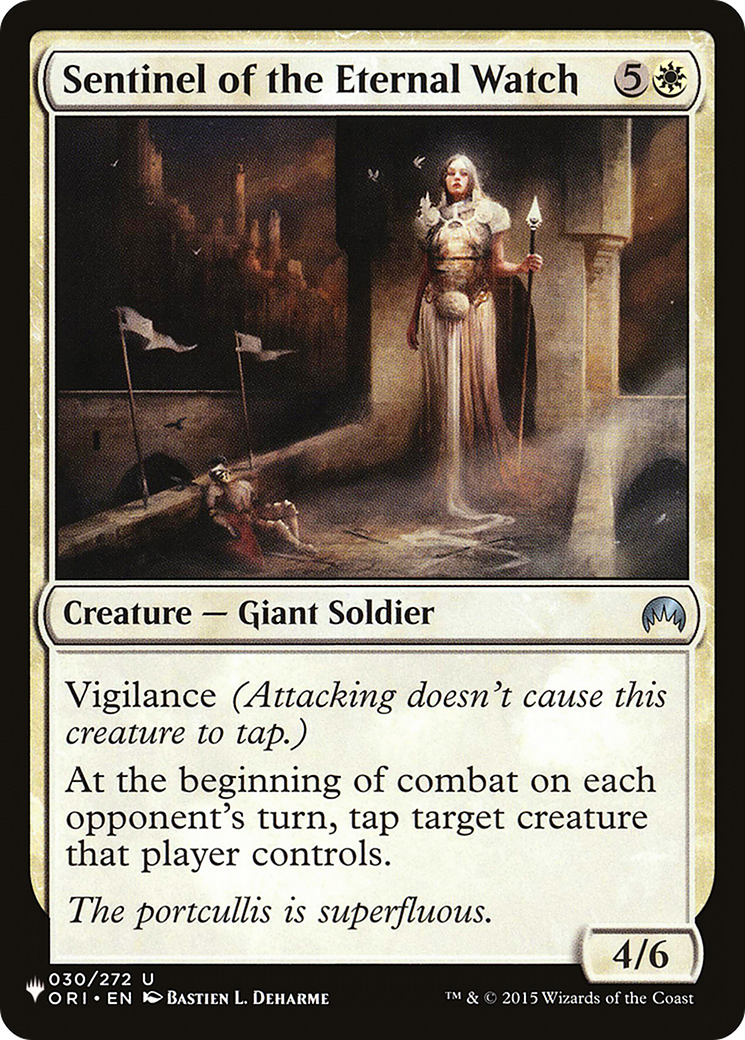 Sentinel of the Eternal Watch (ORI-30) (PLST)