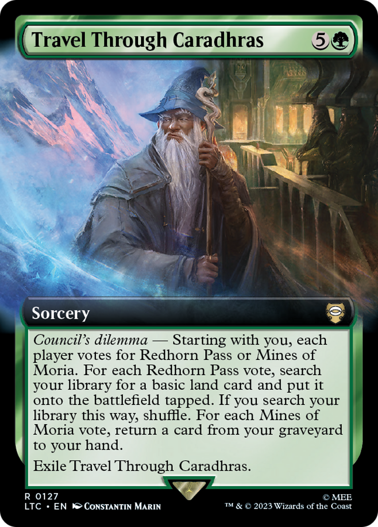 Travel Through Caradhras (0127) (Extended Art)