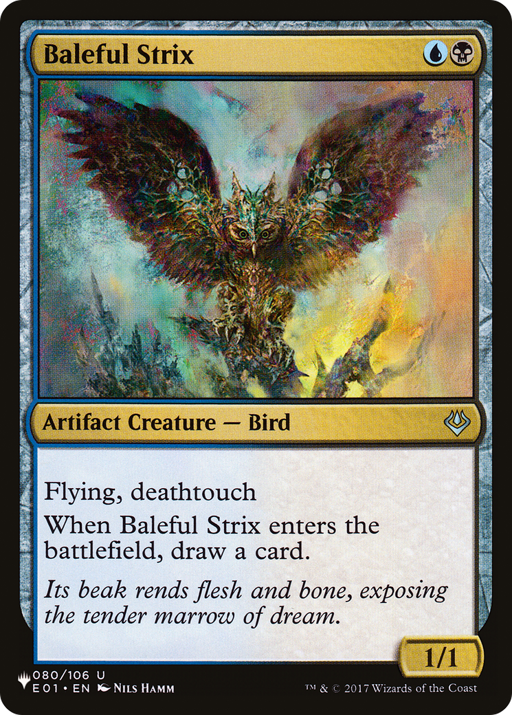 Baleful Strix (E01-80) (PLST)