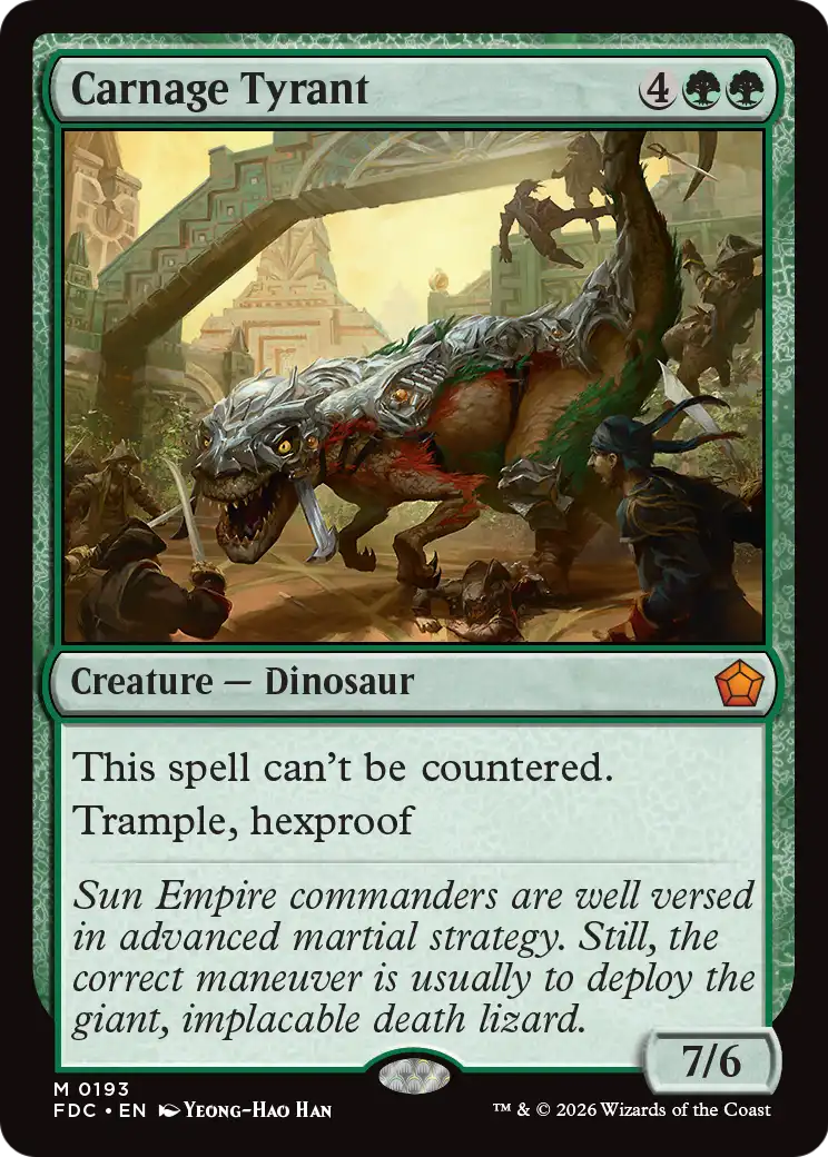 Carnage Tyrant (FDC)