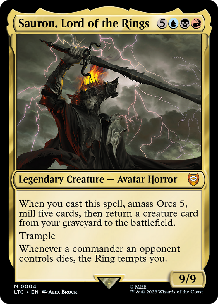 Sauron, Lord of the Rings - Foil