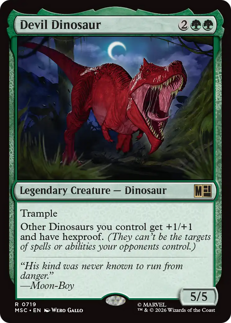 Devil Dinosaur (MSC) - Foil