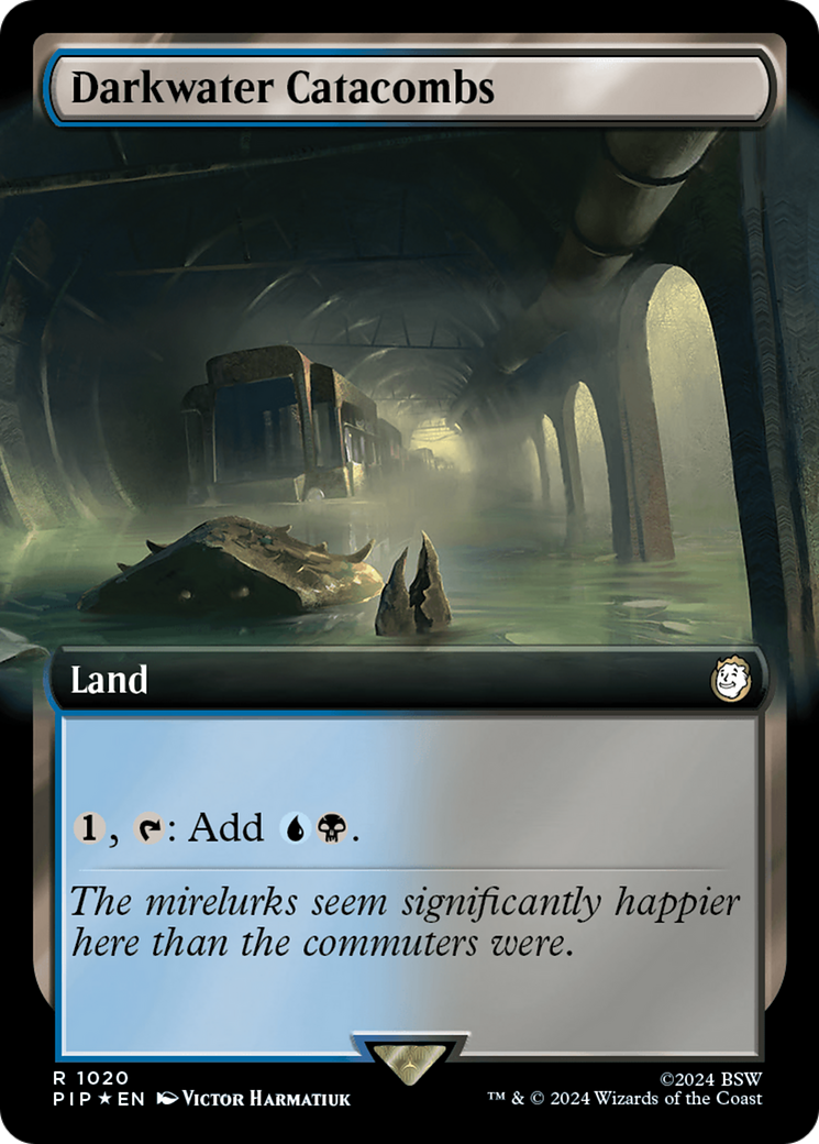 Darkwater Catacombs (1020) (Extended Art) - Surge Foil