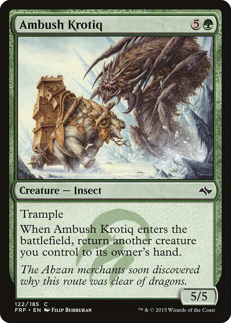 Ambush Krotiq - Foil