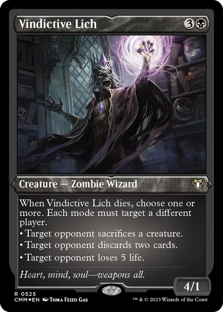 Vindictive Lich (0525) - Foil Etched