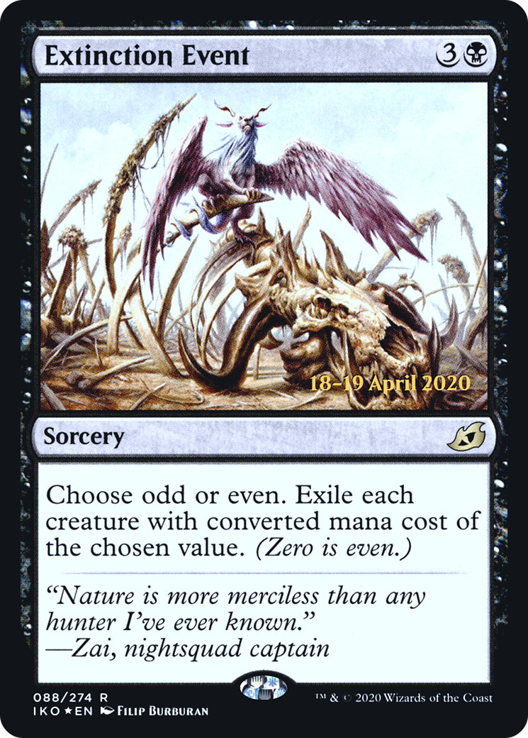 Extinction Event (088) (Prerelease) - Foil