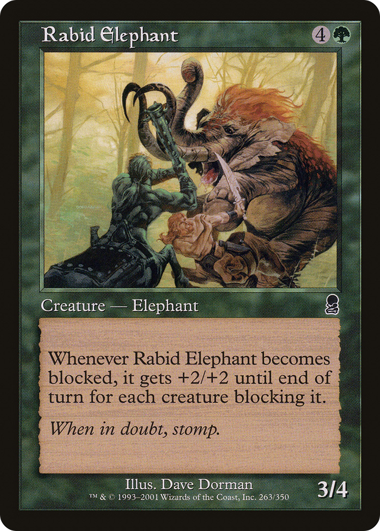 Rabid Elephant - Foil