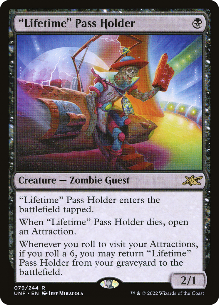 "Lifetime" Pass Holder - Foil