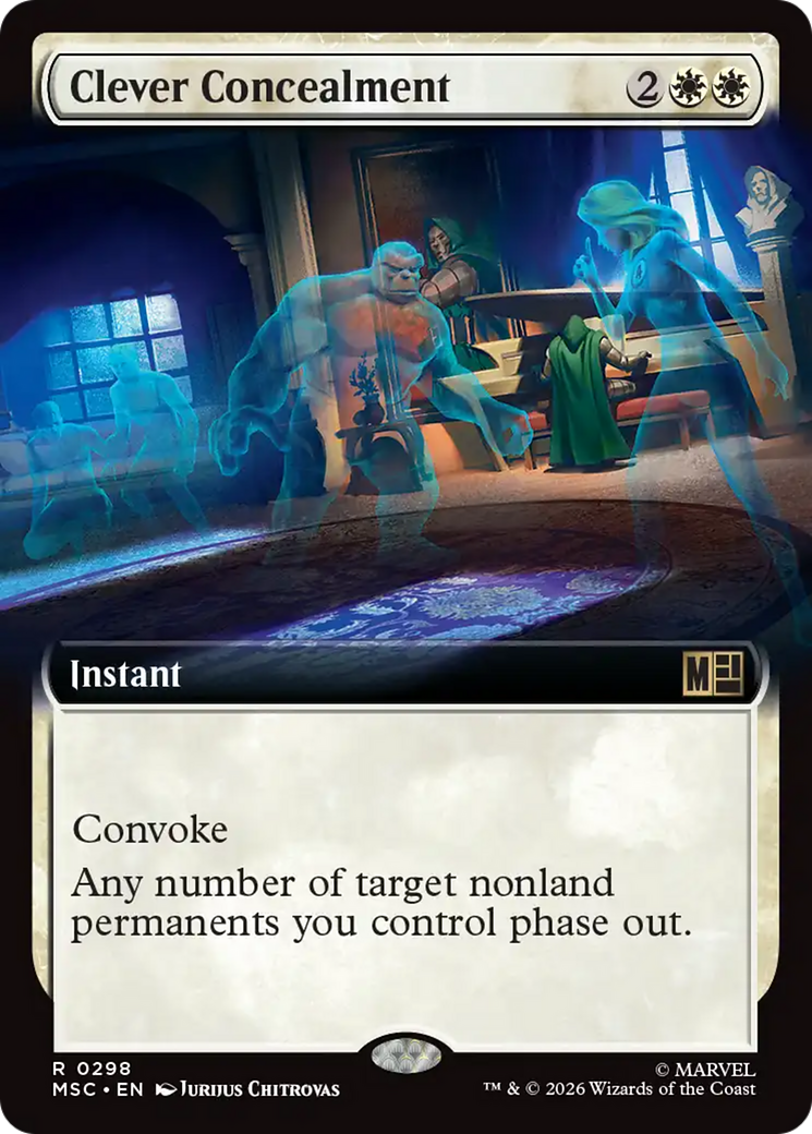 Clever Concealment (0298) (Extended Art) (MSC)