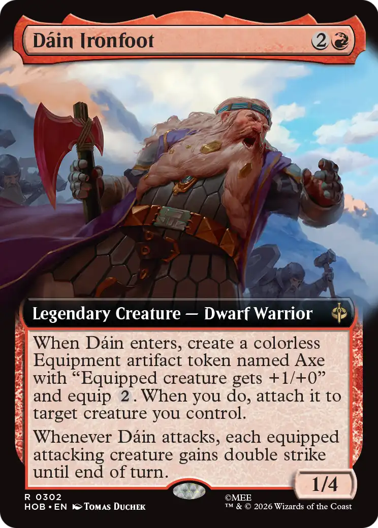 Dáin Ironfoot (0302) (Extended Art) (HOB)