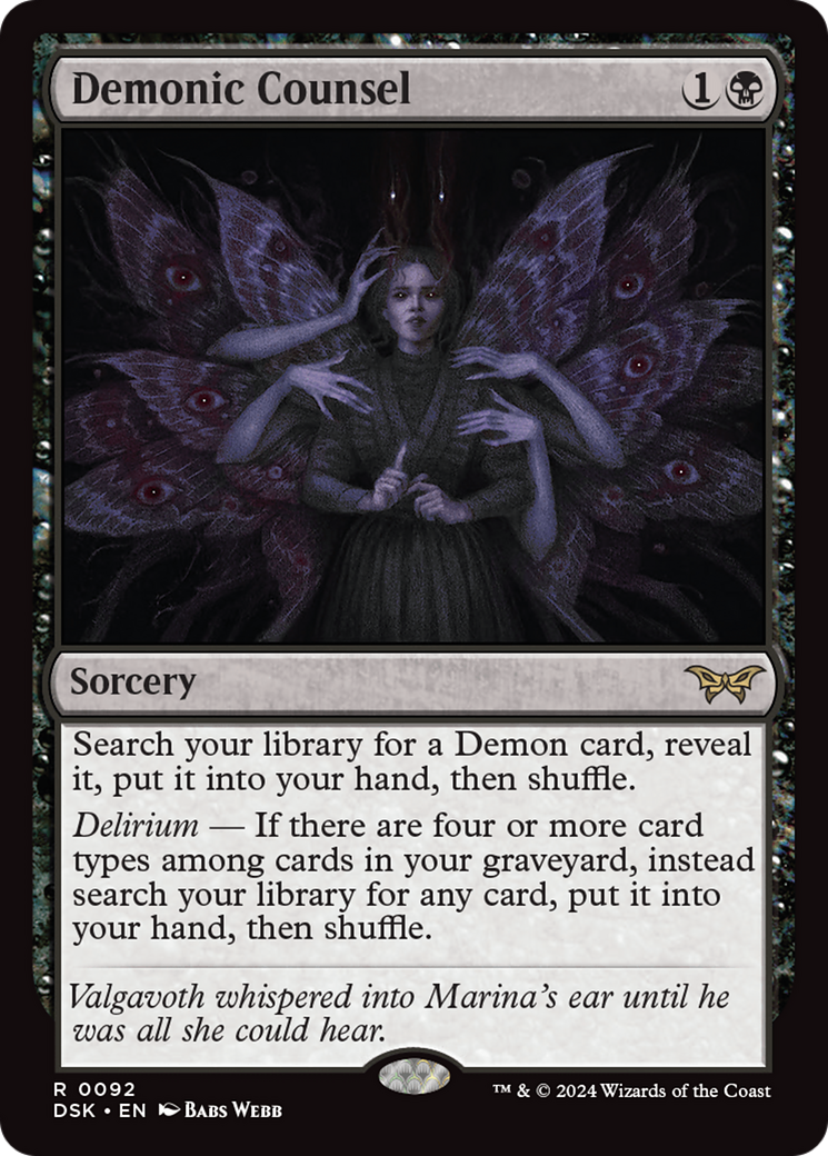 Demonic Counsel - Foil