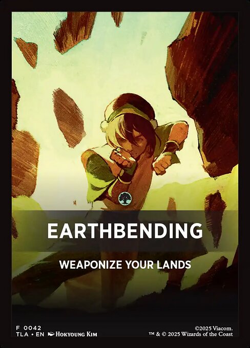 Earthbending Theme Card (0042) (FTLA)