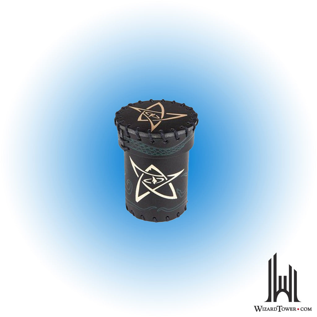 Dice Cup - Leather Cthulhu Black