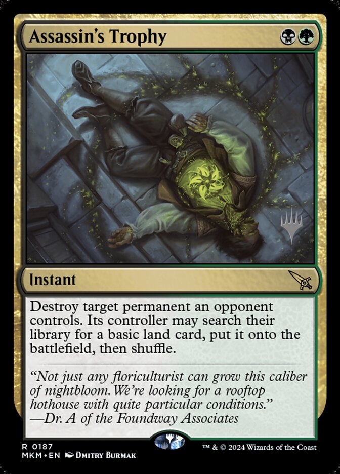 Assassin's Trophy (0187) (Promo Pack) (PMKM) - Foil