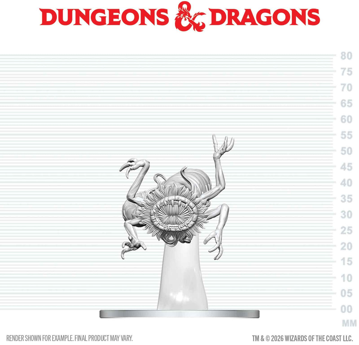 Unpainted Miniature - Dungeons & Dragons - Phaerimm Agent
