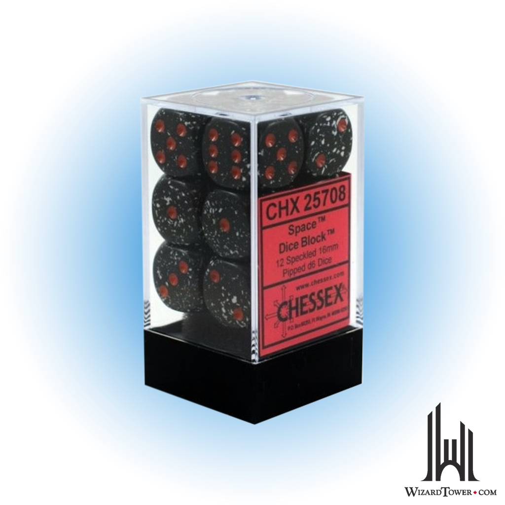 Dice Set - Speckled Space 16mm d6 12ct