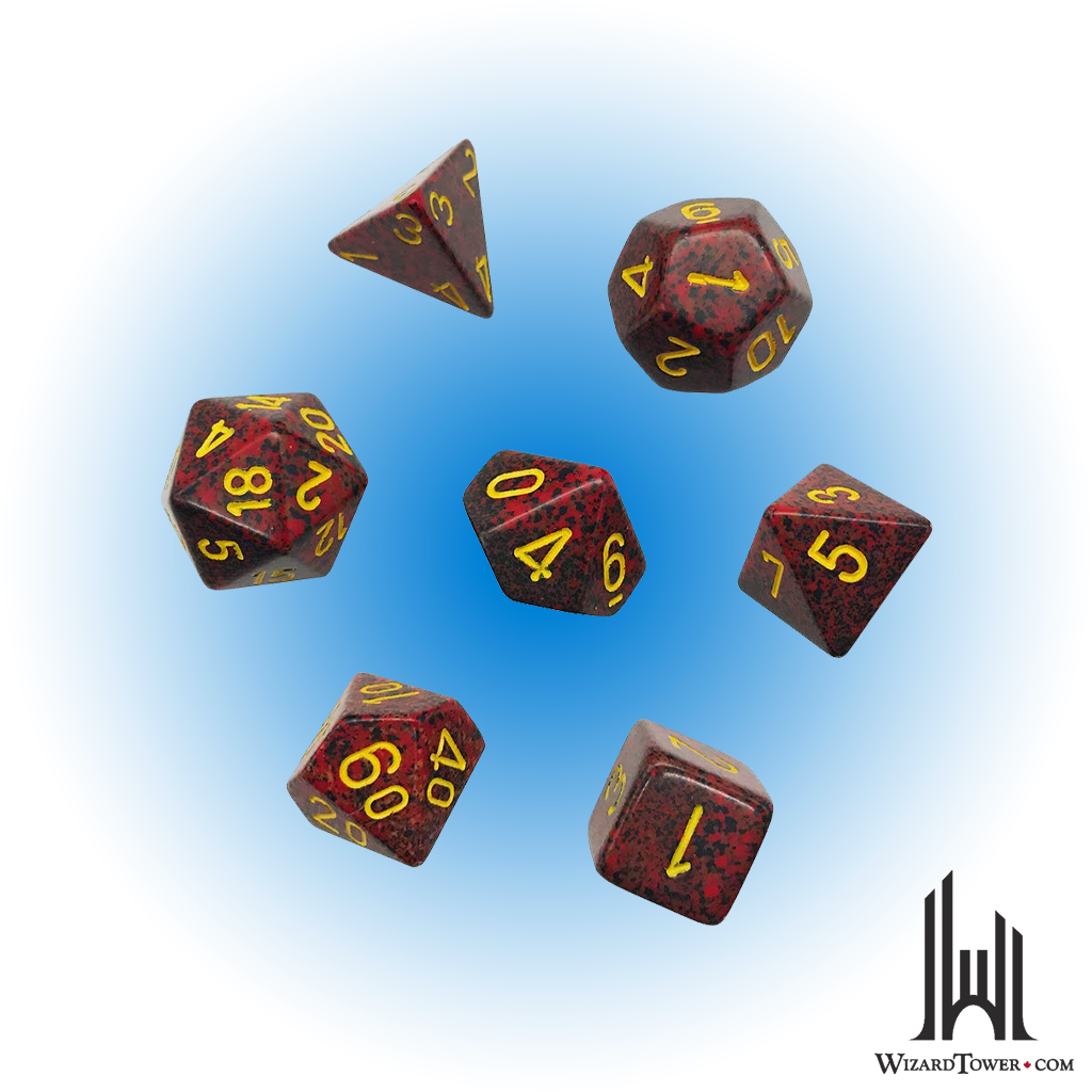 Dice Set - Speckled Mercury 7ct
