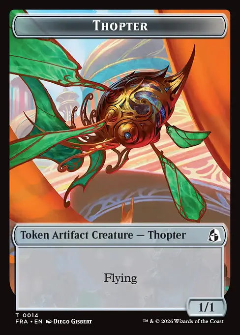 Heartwood (0011) // Thopter (0014) Double-Sided Token (TFRA)