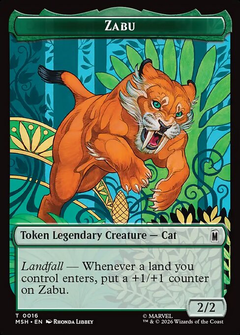 Redwing (0007) // Zabu (0016) Double-Sided Token (TMSH) - Foil