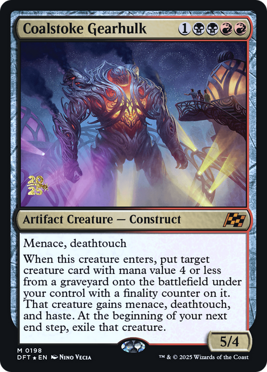 Coalstoke Gearhulk (0198) (Prerelease) - Foil