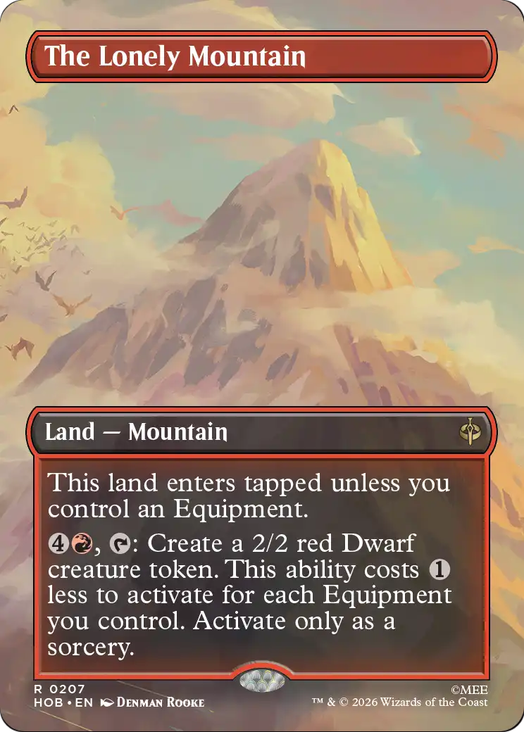The Lonely Mountain (0207) (Borderless) (HOB)